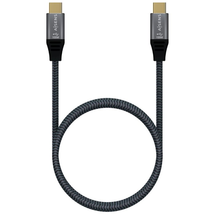 Aisens Cable USB 3.2 Gen2x2 de Aluminio 20Gbps 100W 1,5m Gris A107-0672 Aisens Cable USB 3.2 Gen2x2 de Aluminio 20Gbps 100W 1,5m Gris A107-0672